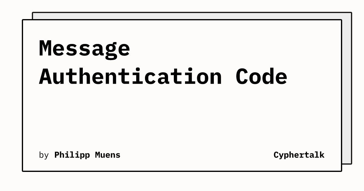 message-authentication-code